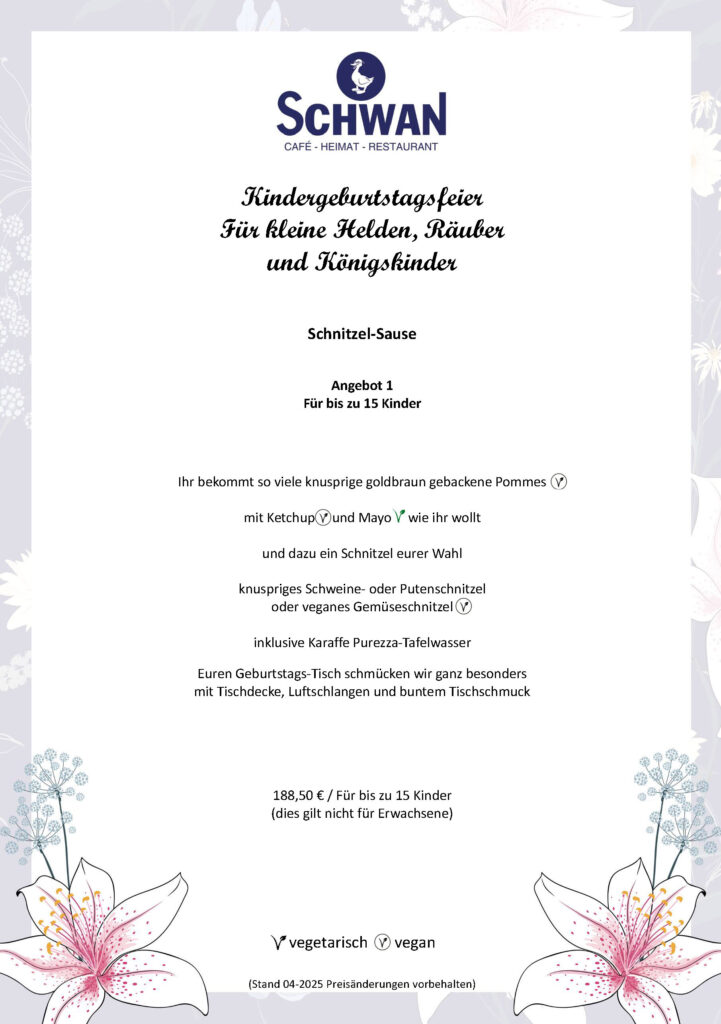 Kinder-Schnitzel-Sause