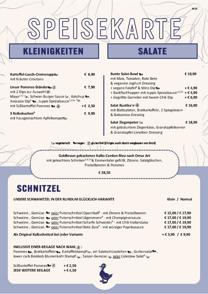Speisekarte