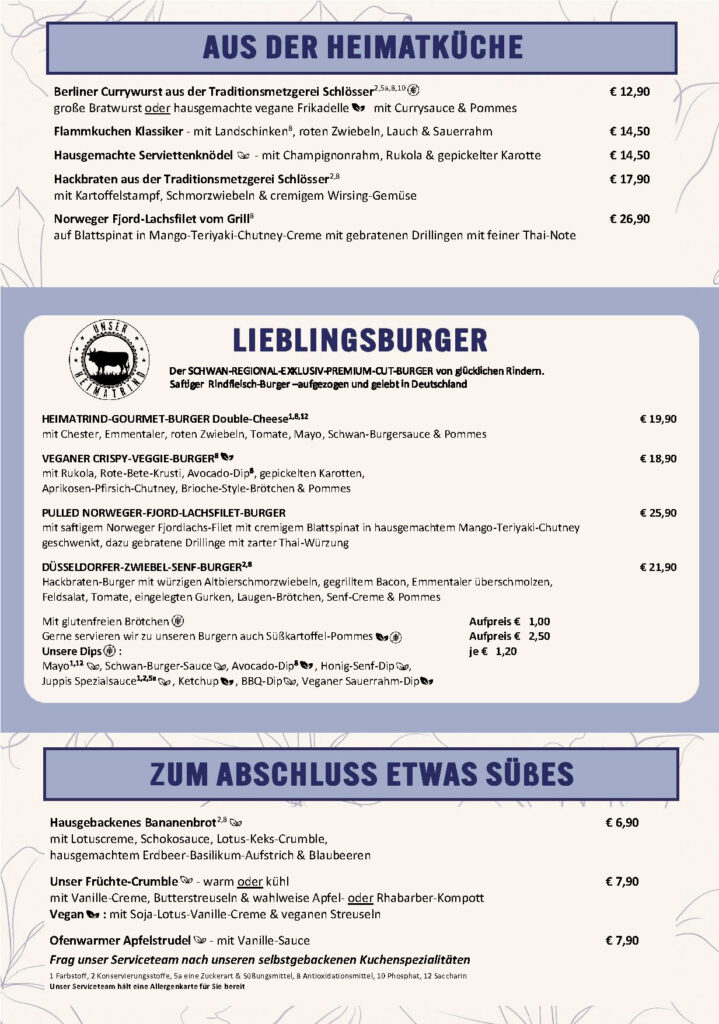 Speisekarte Neuss