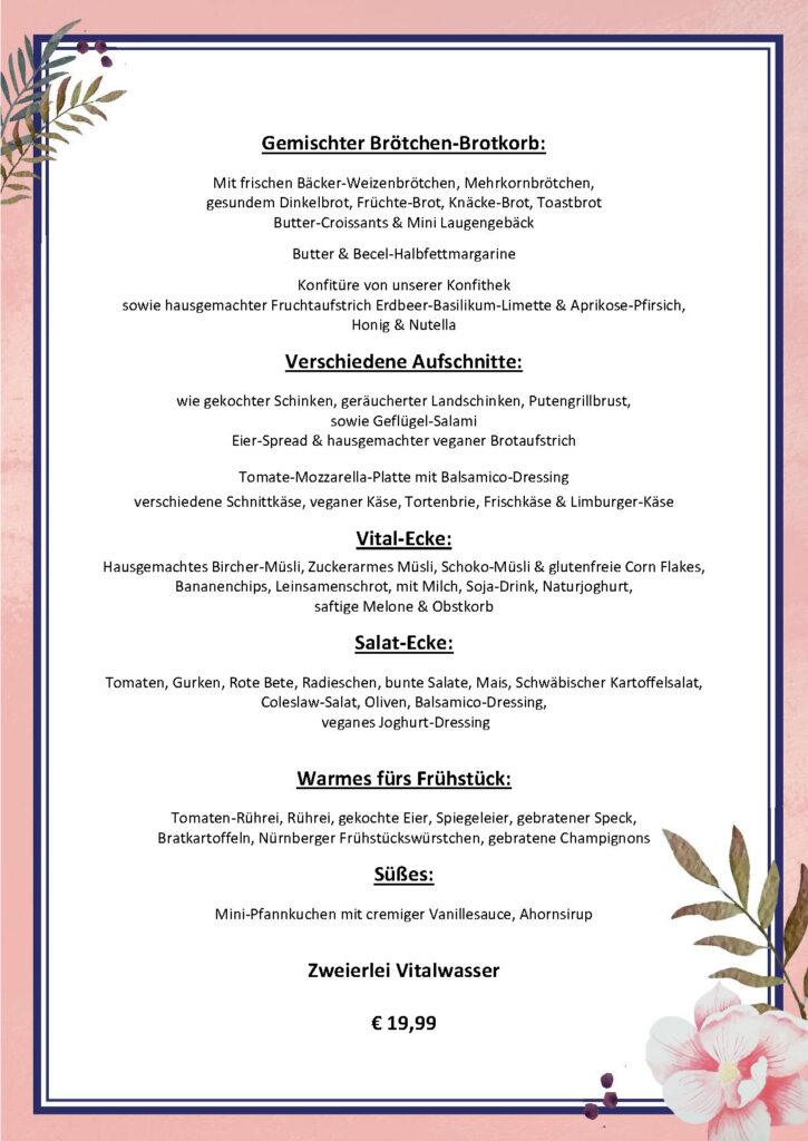Frühstücks Buffet