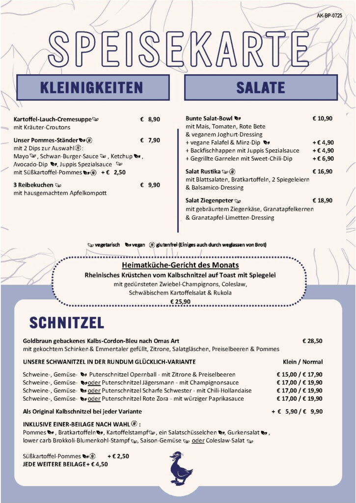Speisekarte