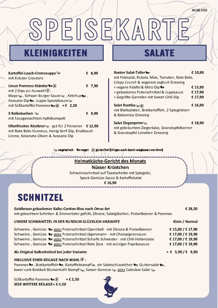 Speisekarte Neuss