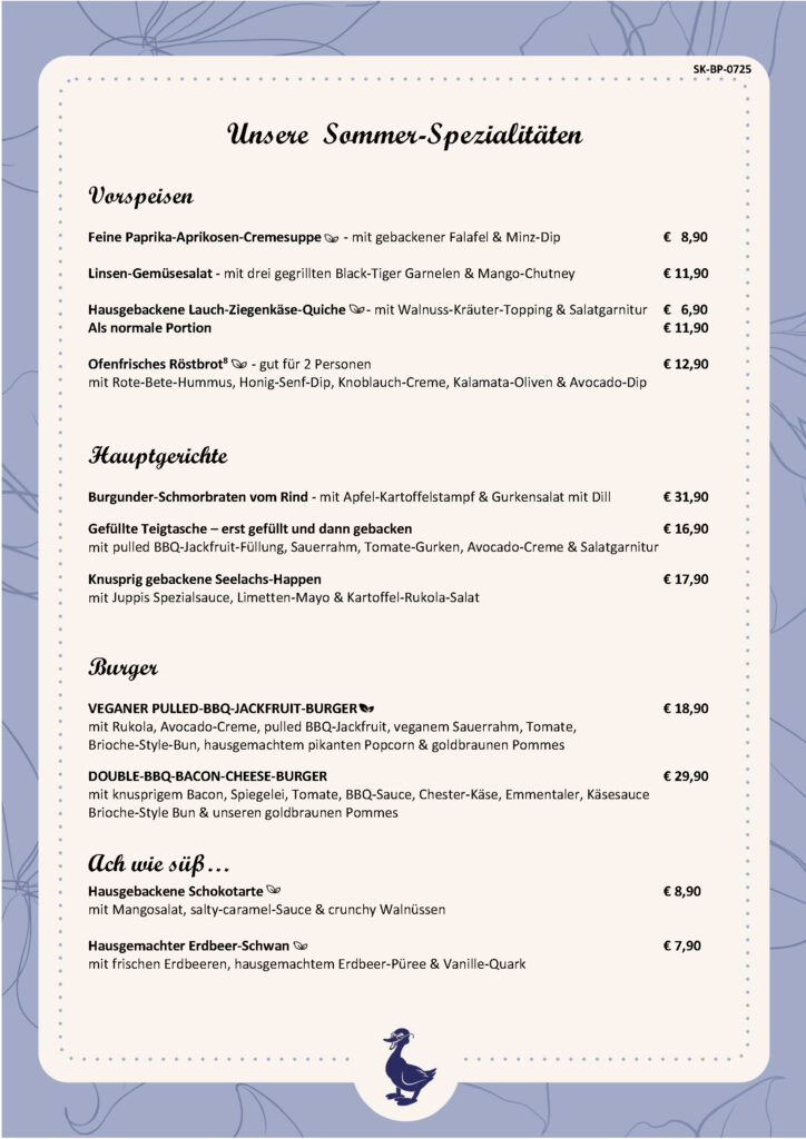 Unsere Sommer-Spezialitäten
