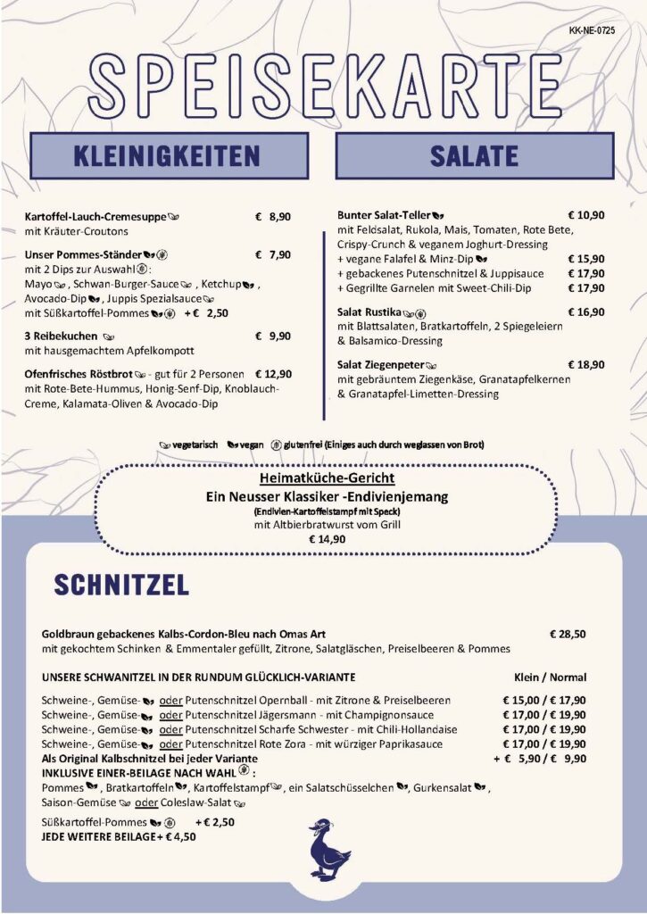 Speisekarte