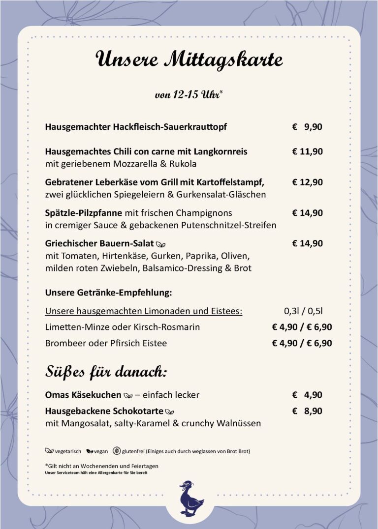 Mittagskarte KW 36-40