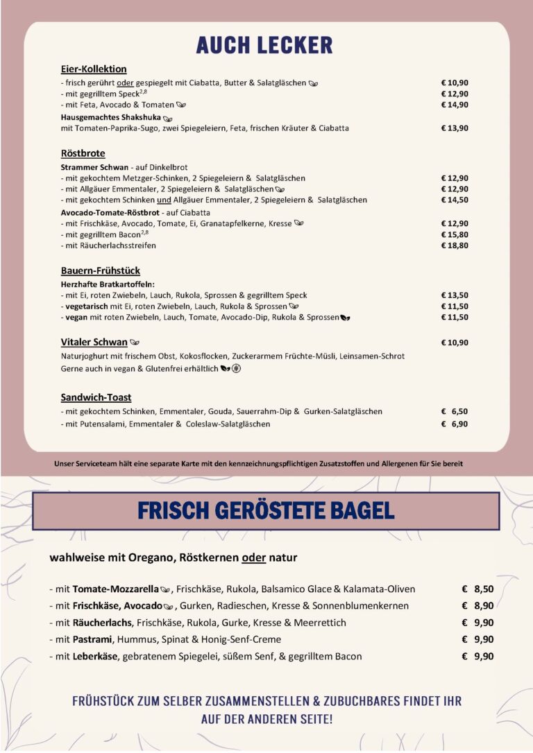 Frühstück am Burgplatz