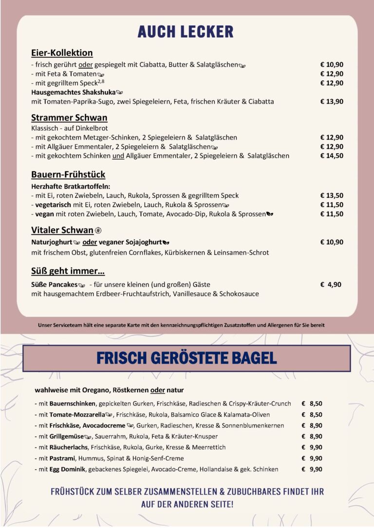 Frühstück Schwan Derendorf