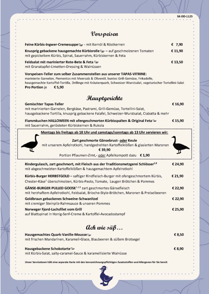 UNSERE SAISON SPEZIALITÄTEN